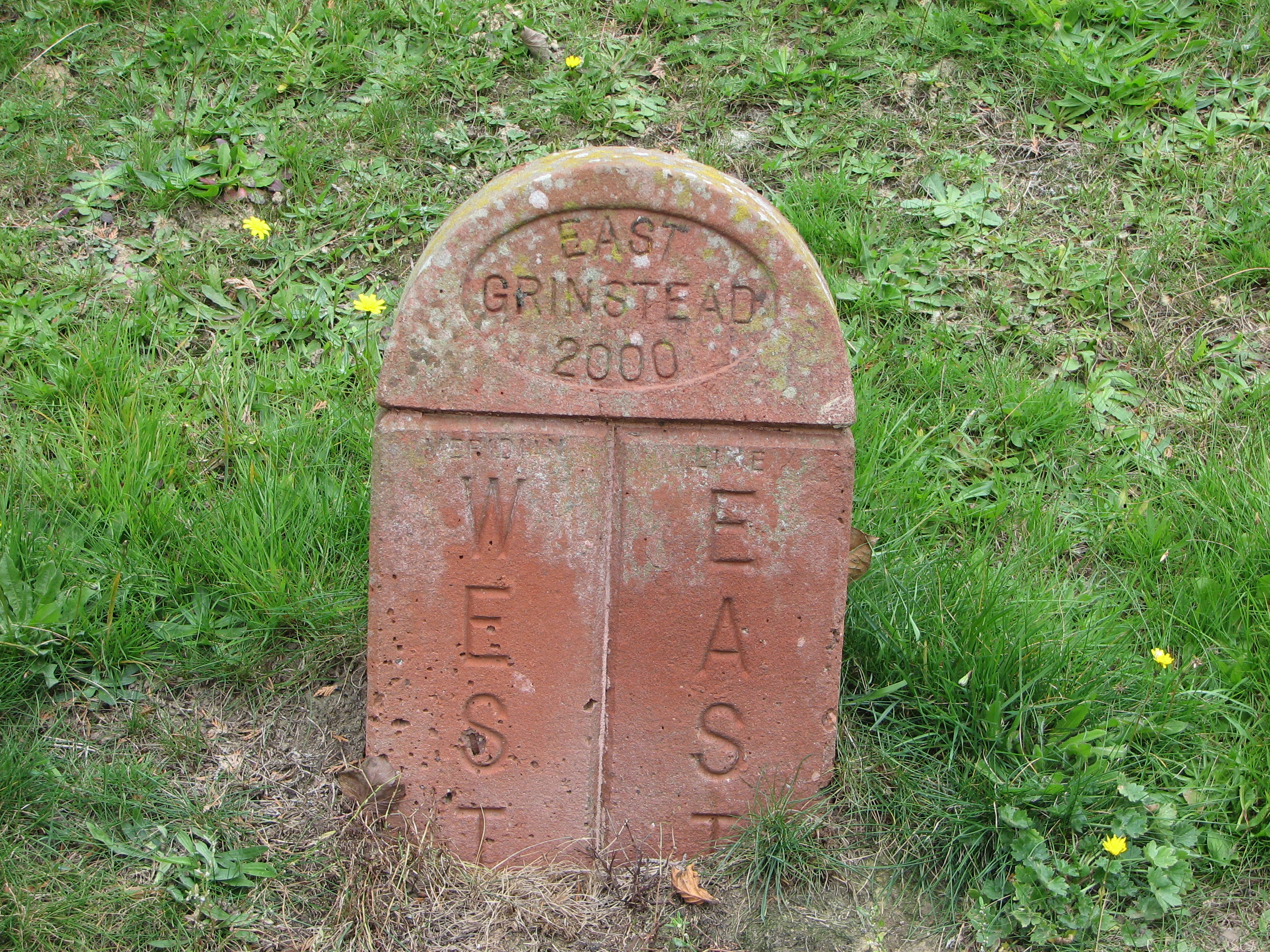 Greenwich Meridian Marker; England; West Sussex; East Grinstead